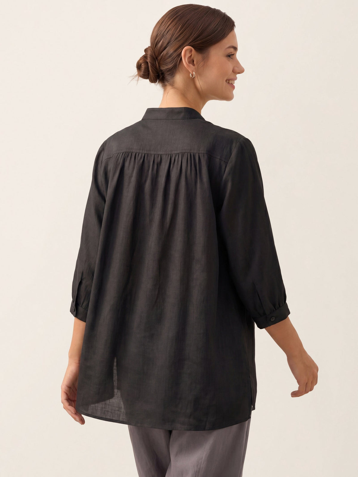 JOANNA 100% Linen Dress Shirt
