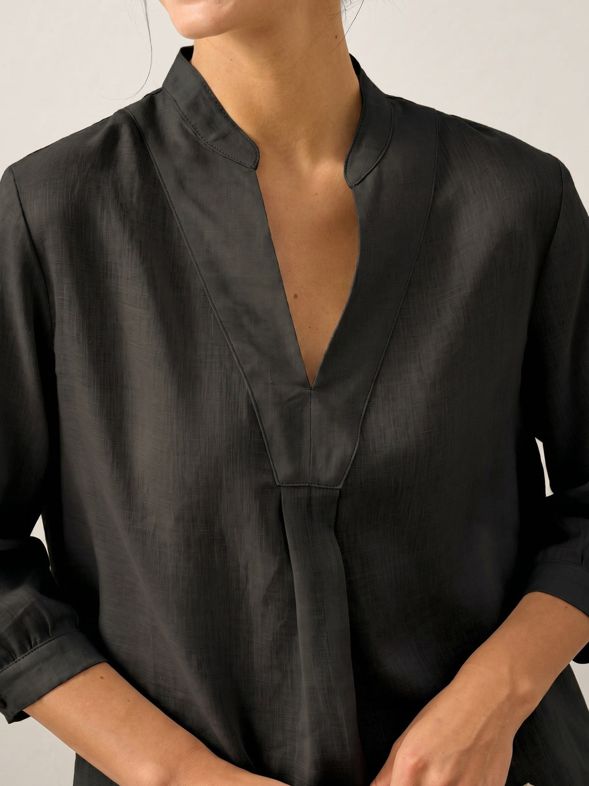 JOANNA 100% Linen Dress Shirt