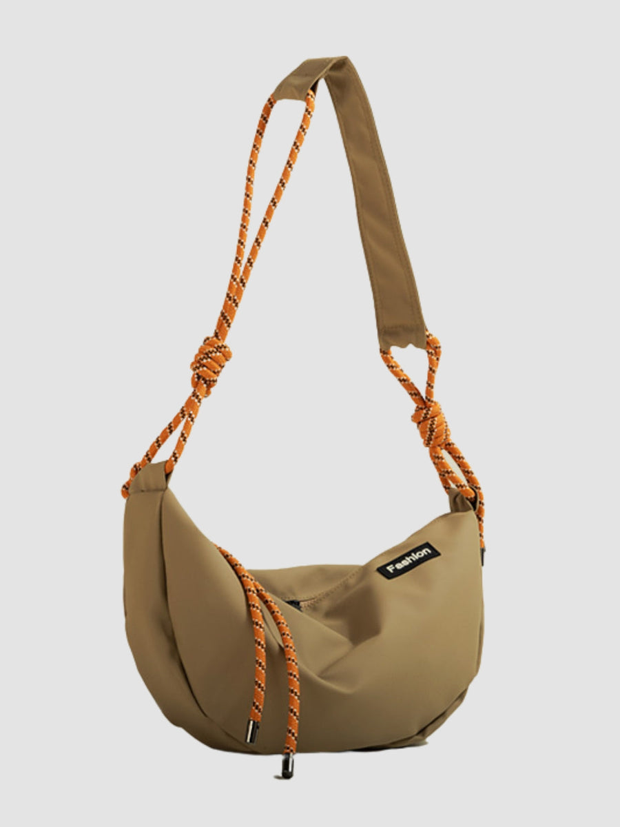 WLS One Shoulder Crossbody Canvas Bag