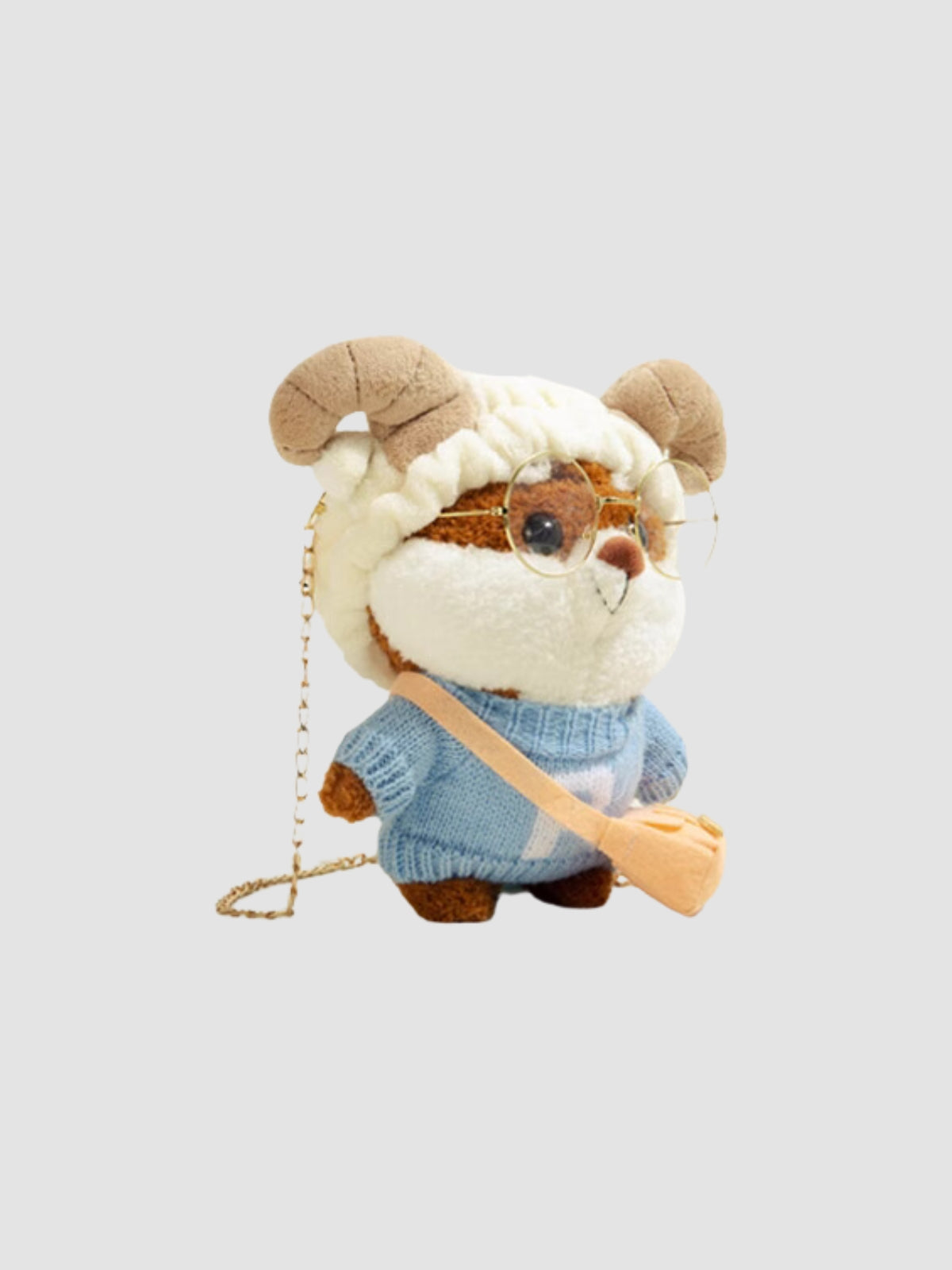WLS Cute Plush Doll Small Crossbody Bag
