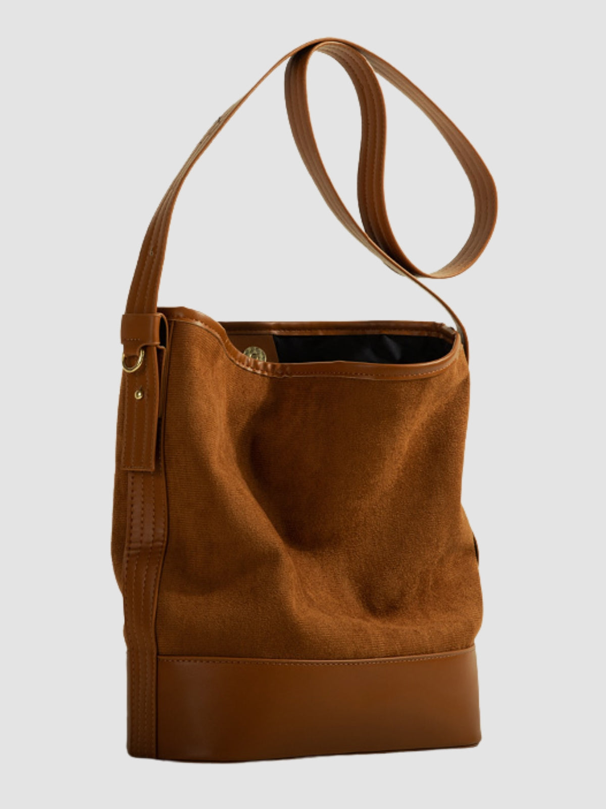 WLS Genuine Retro Shoulder Bucket Bag
