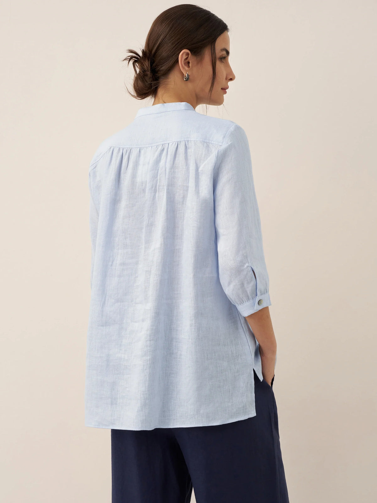 JOANNA 100% Linen Dress Shirt