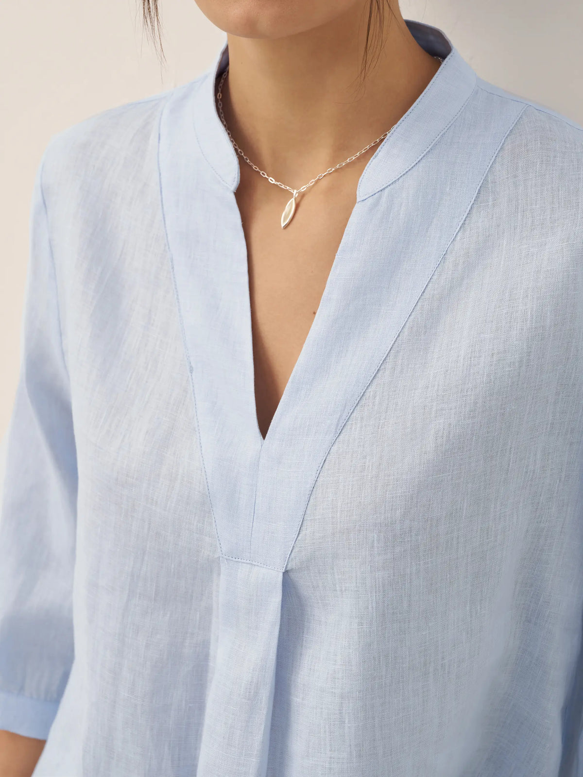 JOANNA 100% Linen Dress Shirt