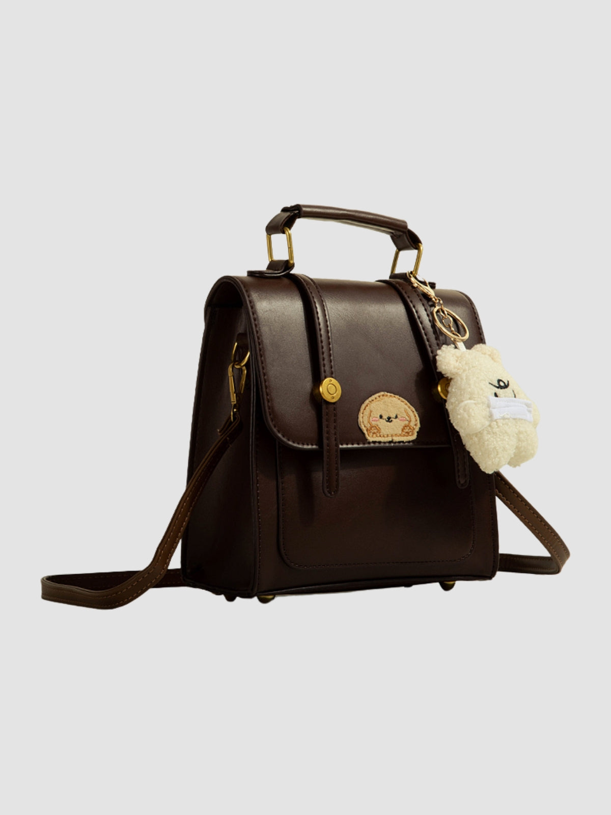 WLS Genuine Large Capacity Leather Backpack
