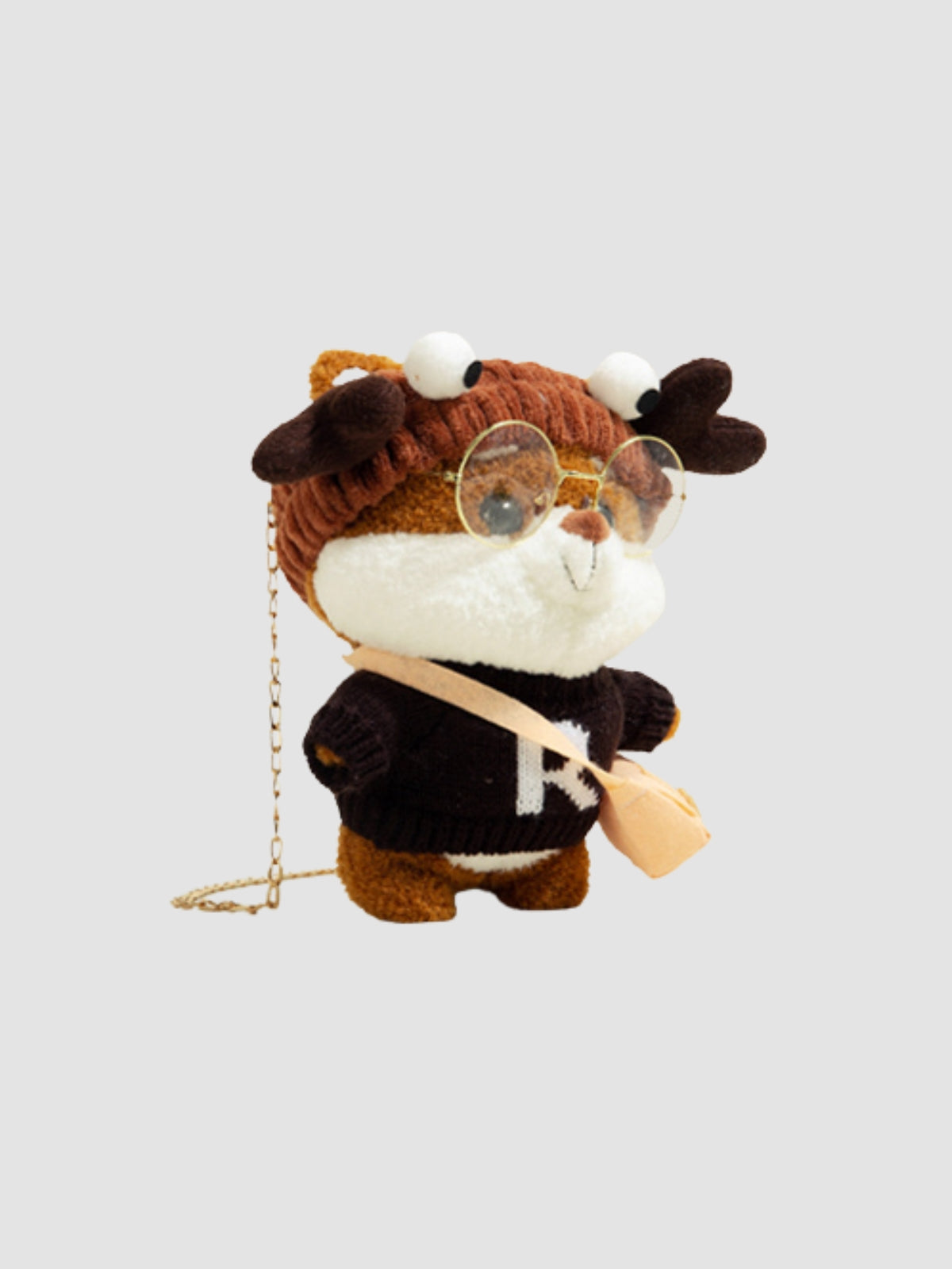 WLS Cute Plush Doll Small Crossbody Bag