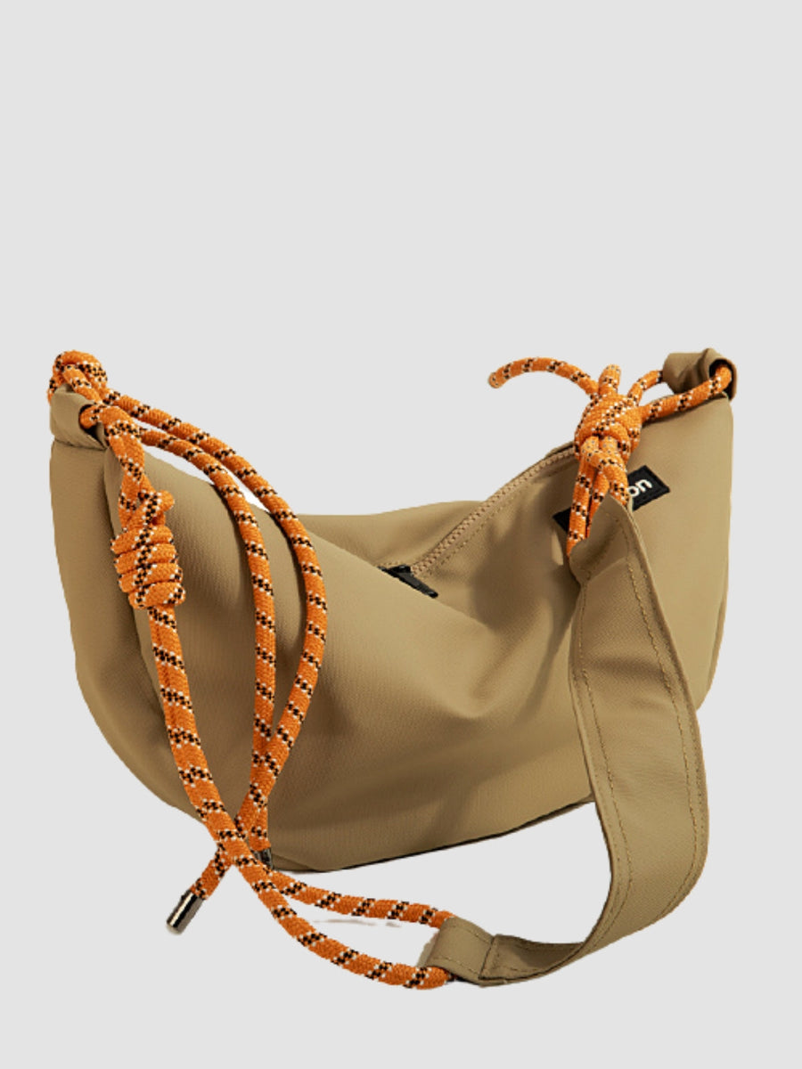 WLS One Shoulder Crossbody Canvas Bag