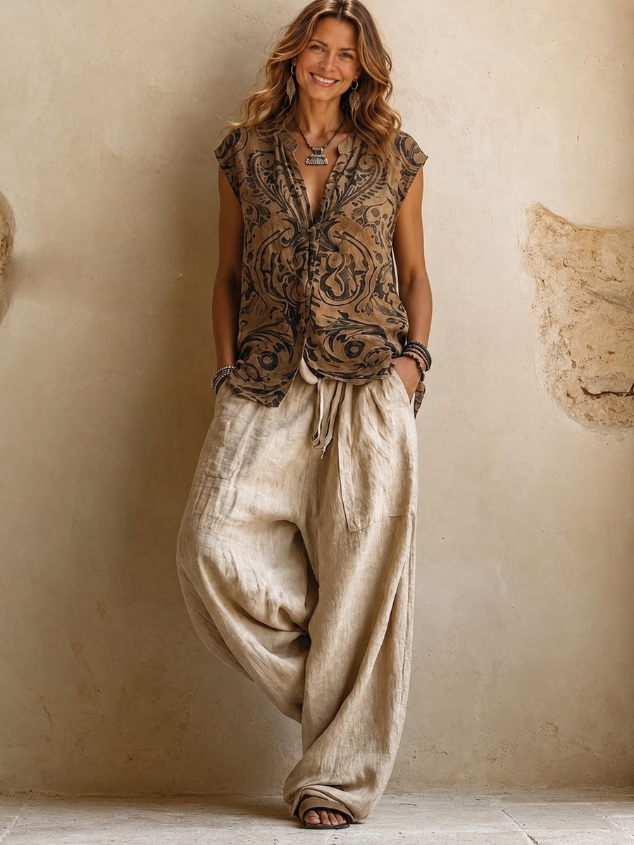 GIULIA | LAYERED FLUID BOHEMIAN SET