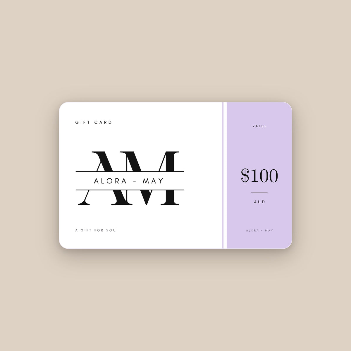 Alora-May Digital Gift Card